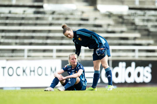 Djurgårdens Nellie Lilja deppar