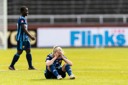 Djurgårdens Nellie Lilja deppar