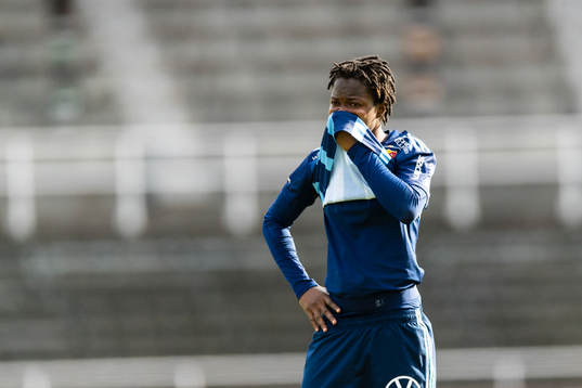 Djurgårdens Portia Boakye deppar