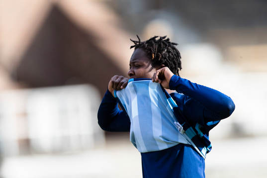 Djurgårdens Portia Boakye deppar