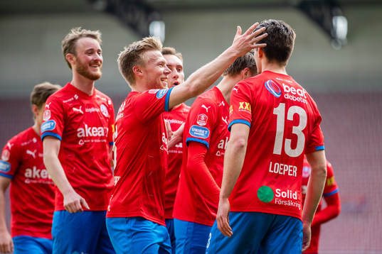 Helsingborgs Rasmus Jönsson, Andreas Landgren och Wilhelm