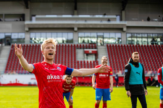 Helsingborgs Andreas Landgren jublar
