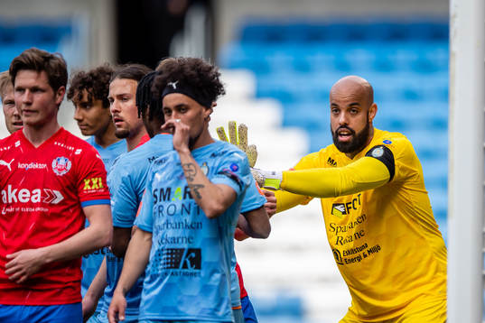 AFC Eskilstunas målvakt Joshua Wicks