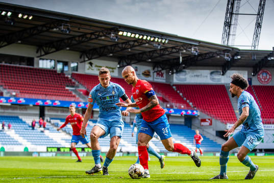 AFC Eskilstunas Pontus Rödin och Viktor Fors