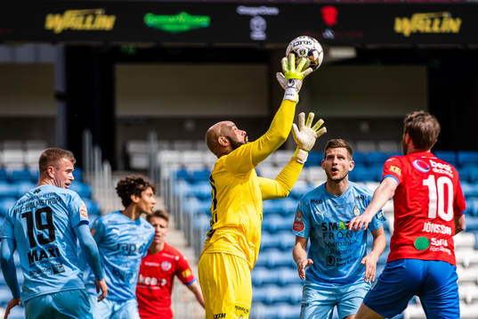 AFC Eskilstunas målvakt Joshua Wicks