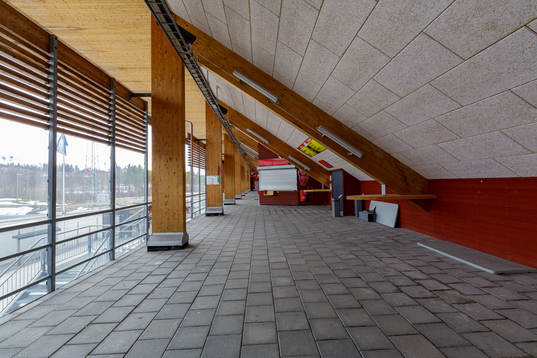 En tom Jämtkraft Arena
