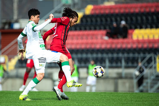 Varbergs Luke le Roux och Östersunds Francis Jno-Baptiste