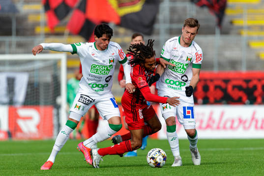 Varbergs Jean Carlos De Brito och Albin Winbo