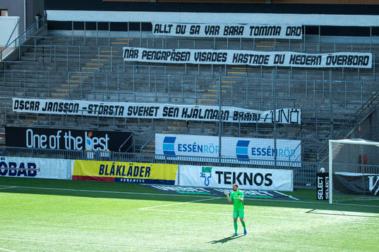 IFK Norrköpings målvakt Oscar Jansson