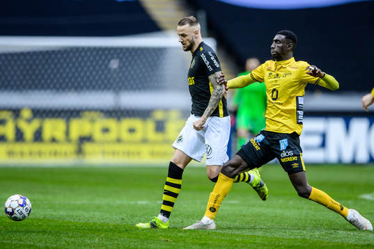 s Alexander Milosevic och Elfsborgs Robert Gojani