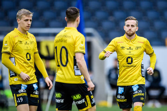 Elfsborgs Jeppe Møldrup Okkels, Simon Olsson  och Rasmus