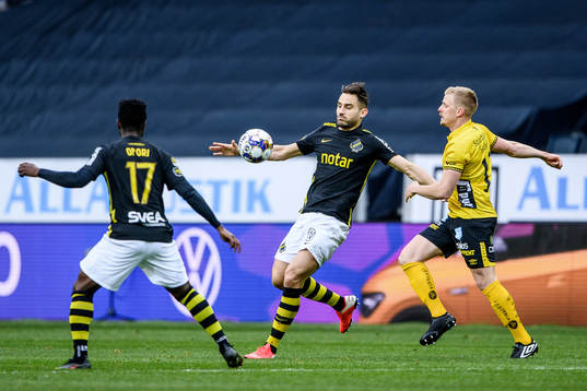 s Sotirios Papagiannopoulos och Elfsborgs Simon Olsson