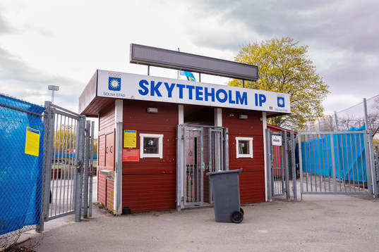 Entrén till Skytteholms IP