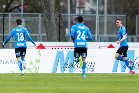 Halmstads Markus Antonsson jublar