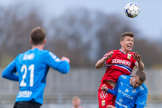 IFK Göteborgs Pontus Wernbloom och Halmstads Alexander