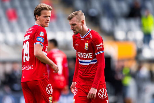 IFK Göteborgs August Erlingmark och Sebastian Eriksson