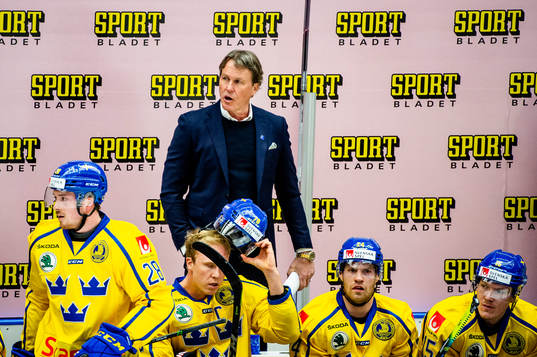 Head coach Johan Garpenlöv of Sweden