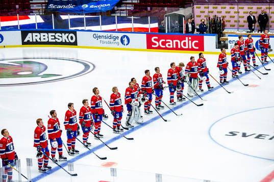 The Norwegian team line up