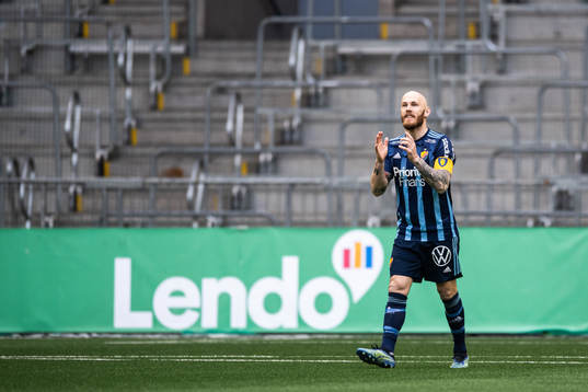 Djurgårdens Magnus Eriksson deppar