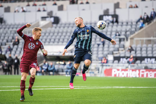 Malmö FFs Anders Christiansen och Djurgårdens Nicklas