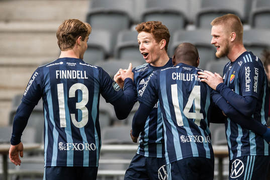 Djurgårdens Aslak Witry jublar
