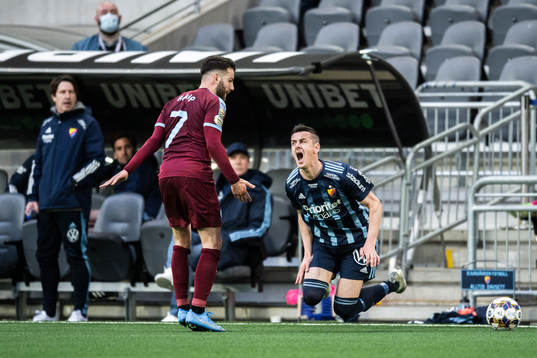 Malmö FFs Erdal Rakip och Djurgårdens Haris Radetinac
