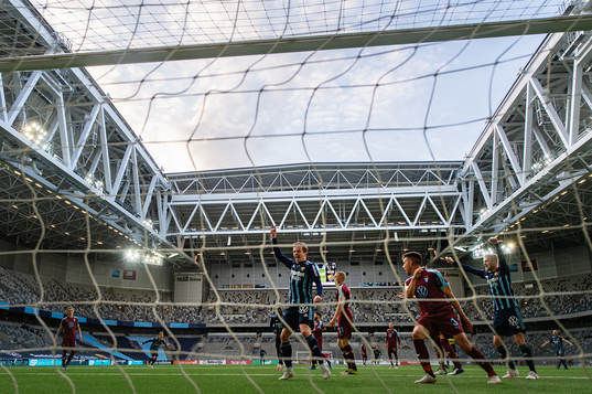 Djurgårdens Aslak Witry jublar