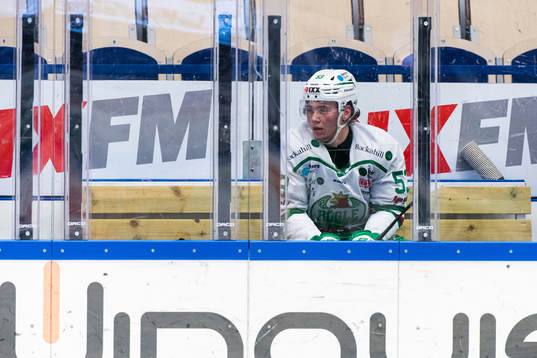 Rögles Moritz Seider i utvisnings båset