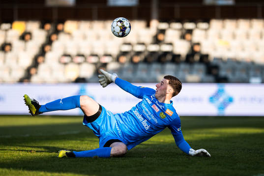 Mjällbys målvakt Samuel Brolin