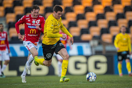 Mjällbys Jacob Bergström  och Degerfors Adam Carlén