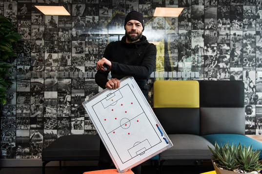 Häcken tränare Andreas Alm
