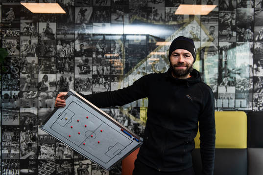 Häcken tränare Andreas Alm