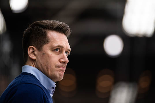 Växjös tränare Sam Hallam