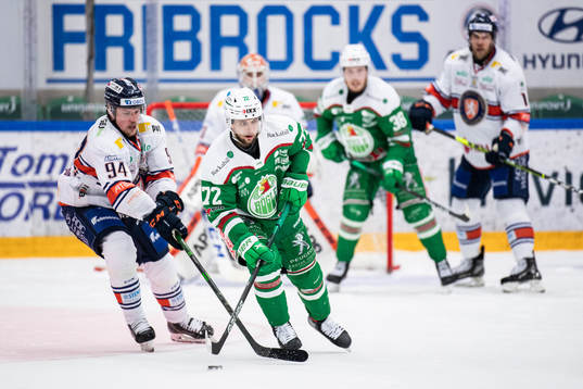 Växjös Joel Persson och Rögles Daniel Zaar