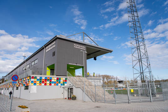 Exteriör Kristianstads Fotbollsarena