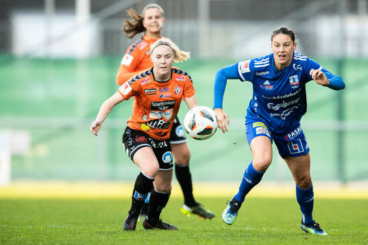 Kristianstads Jutta Rantala och Vittsjös Emily Gielnik