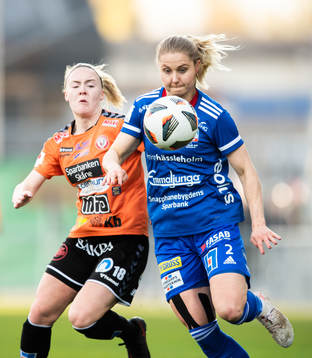 Kristianstads Jutta Rantala och Vittsjös Mie Leth Jans
