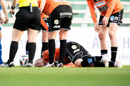Kristianstads Sif Atladóttir har ont