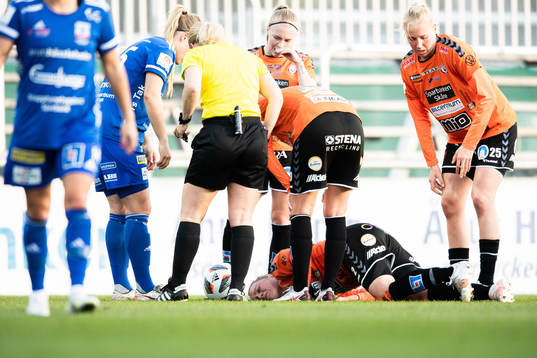 Kristianstads Sif Atladóttir har ont