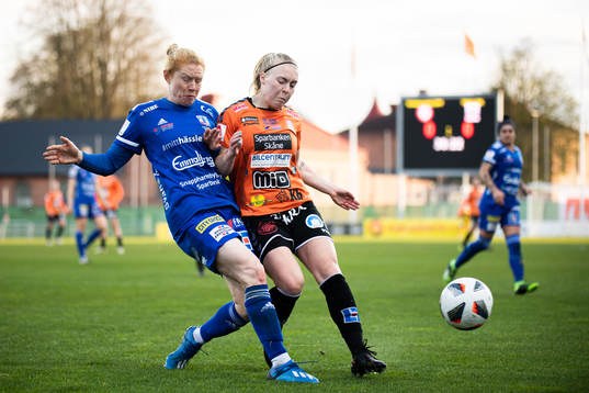 Vittsjös Clare Polkinghorn och Kristianstads Jutta Rantala