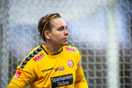 Kristianstads målvakt Brett Maron