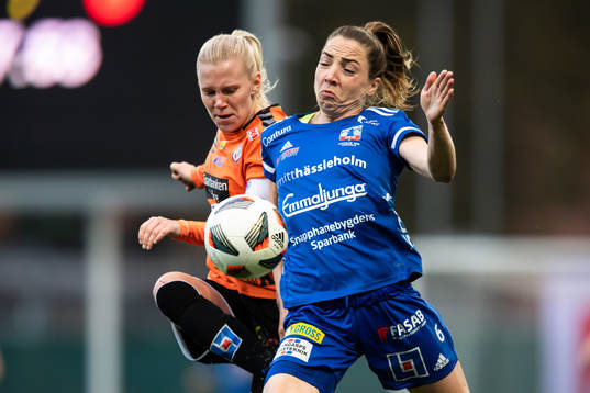 Kristianstads Josefine Rybrink och Vittsjös Clara Markstedt