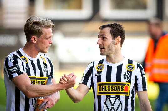 Landskronas Robin Hofsö och Alexander Tkacz