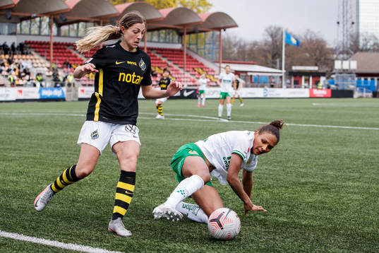 s Hannah Davidson och Hammarbys Madelen Janogy