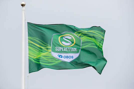 En Superettan flagga