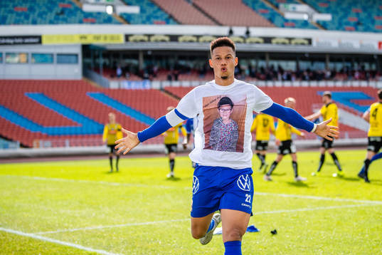 IFK Göteborgs Tobias Sana jublar