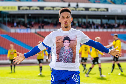 IFK Göteborgs Tobias Sana jublar