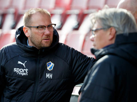 Halmstads Halmstads tränare Magnus Haglund
