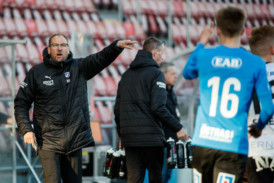Halmstads Halmstads tränare Magnus Haglund