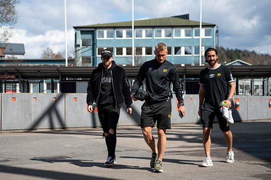Elfsborgs Rasmus Alm, Simon Strand och Frederik Holst